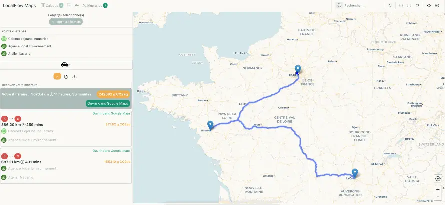 Standard version (Open Street Map)