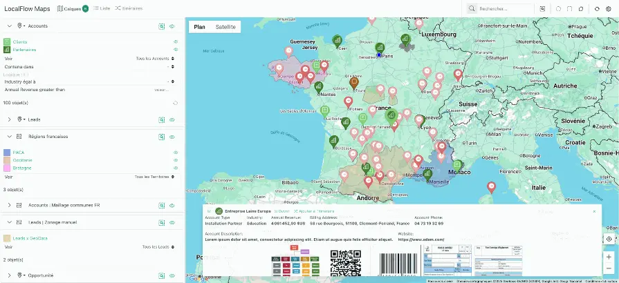 Standard version (Open Street Map)