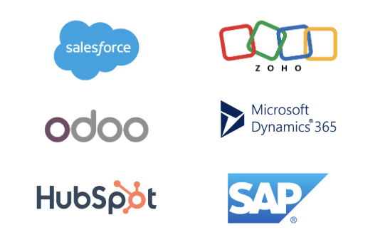 Systèmes compatibles avec LocalFlow LocalFlow se connecte à tous vos CRM / ERP